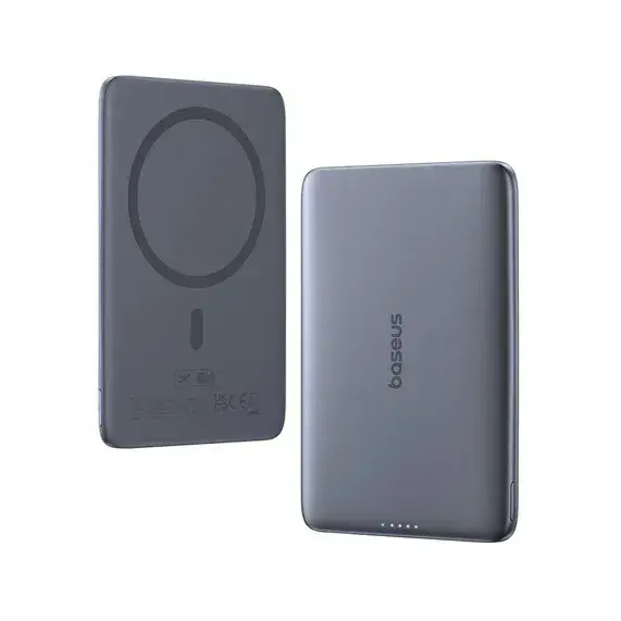 Портативный аккумулятор Baseus PicoGo AM41 Ultra-Slim Magnetic Power Bank 5000mAh 20W Space Grey