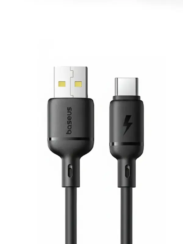 Kabel Baseus Silky Series Fast Charging Cable USB-A to USB-C 3A 1m Cluster Black