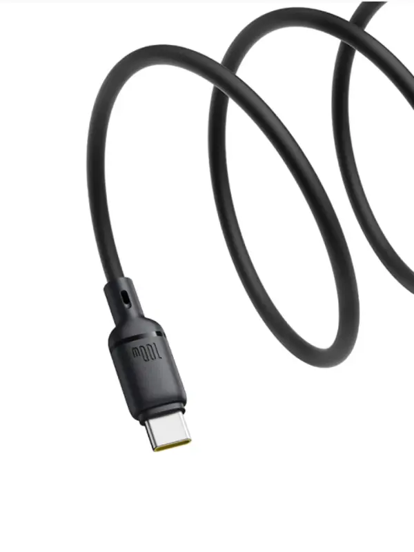 Kabel Baseus Silky Series Fast Charging Cable USB-A to USB-C 100W 1m Cluster Black