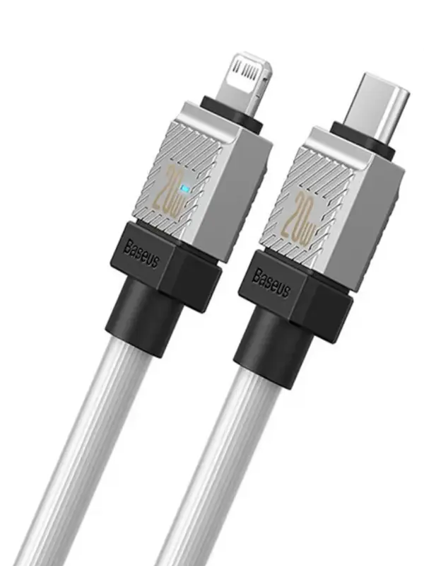 Kabel Baseus CoolPlay Series Fast Charging Cable USB-C to Lightning 20W 1m White