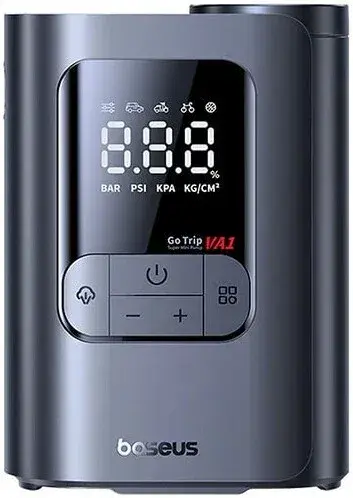 Avtomobil kompressori Baseus GoTrip VA1 Super Mini Wireless Inflator 19-Cylinder Cosmic Black