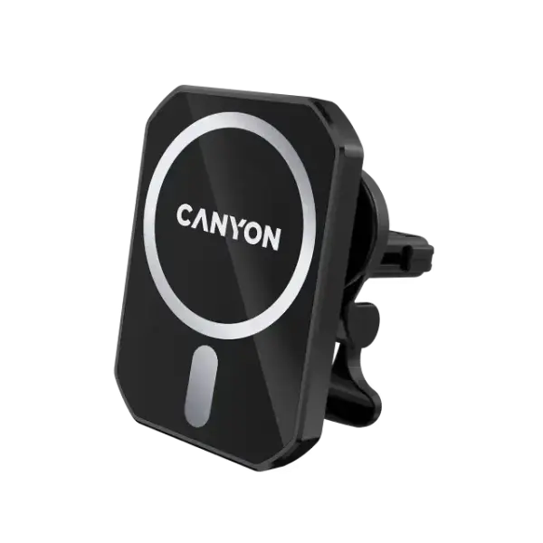 Автомобильный держатель для телефона с беспроводной зарядкой Canyon CNE-CCA15B01