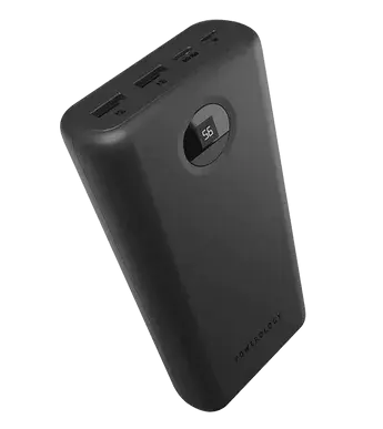 Портативный аккумулятор Powerology Quick Charge 30000mAh, Black