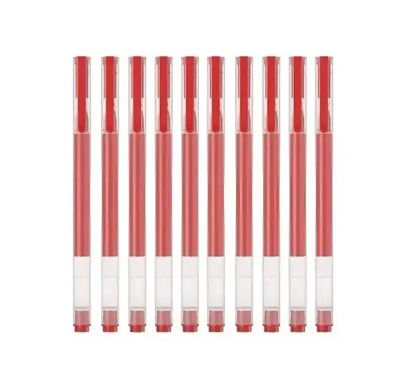 Tutqichlar Xiaomi MI High-capacity Gel Pen (10-Pack) (Red)