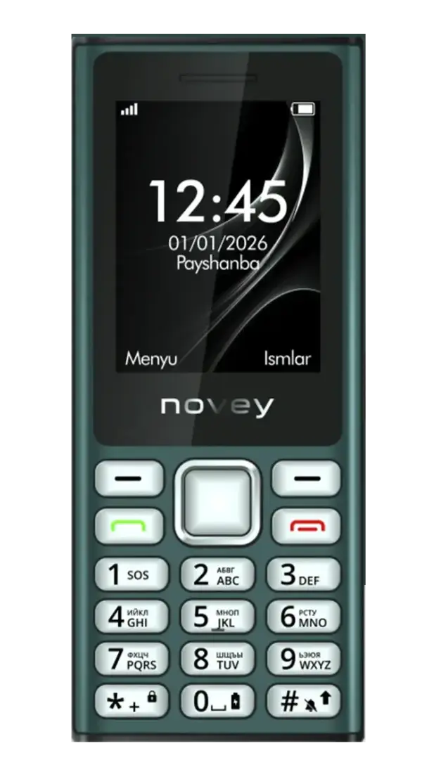 Сотовый телефон Novey ONE SIM, Dark Green