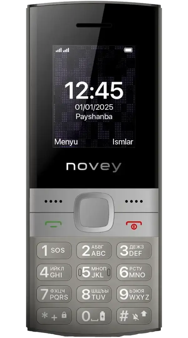 Uyali telefon Novey 130, Titaium