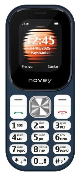 Novey M10, Blue White Key