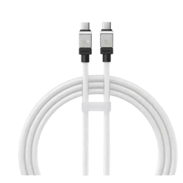 Зарядный кабель Baseus CoolPlay Series Fast Charging Cable USB to Type-C 100W 1m White