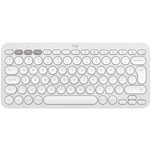 Беспроводная клавиатура LOGITECH Pebble Keys 2 K380s - TONAL WHITE - US INT'L - BT - INTNL-973 - UNIVERSAL (L920-011852)