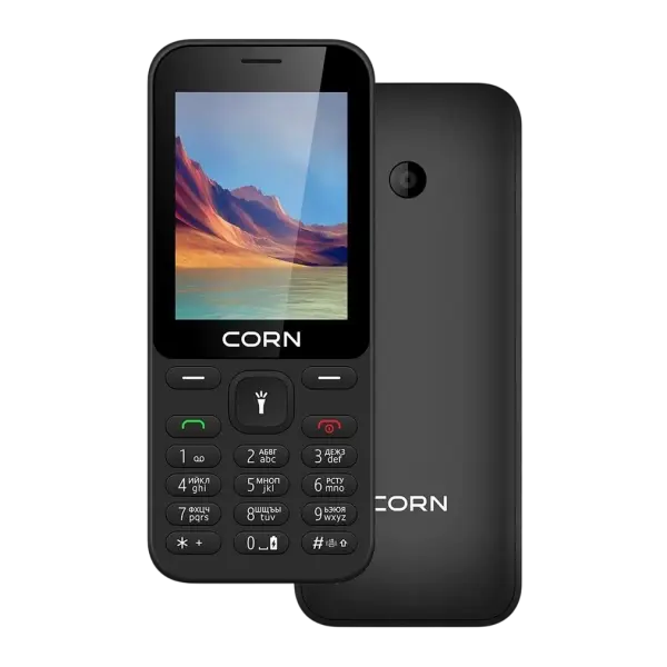 Uyali telefon Corn B241, Matt Black