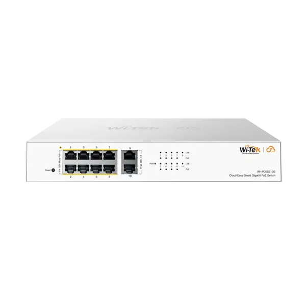 PoE-коммутатор Wi-Tek WI-PCES310G Cloud Poe 8+2 GB