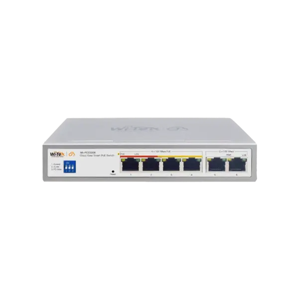 PoE-коммутатор Wi-Tek WI-PCES206 Cloud Poe 4+2 MB