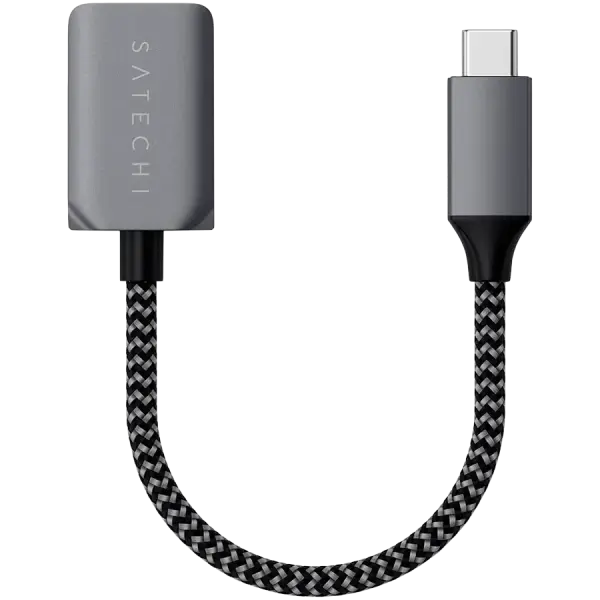 Adapter Satechi USB-C to USB Adapter Cable Space Gray (ST-UCATCM)