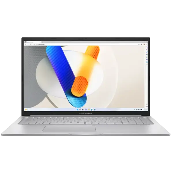 Ноутбук ASUS VivoBook 17 X1704VA-AU1078 / I5-120U / DDR5 16GB / SSD 512GB / Intel UHD Graphics / FHD IPS 17.3" Silver