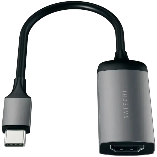 Adapter Satechi Aluminum Type-C to HDMI Adapter 4K 60Hz Space Gray (ST-TC4KHAM)