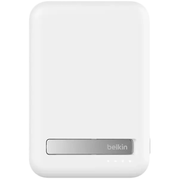 Портативный аккумулятор Belkin Qi2 10000 MagSafe Compatible Powerbank with kickstand (BPD008BTWH)
