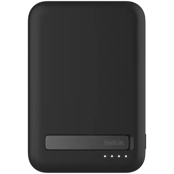 Portativ akkumulyator Belkin Qi2 8000 MagSafe Compatible Powerbank with kickstand (BPD007BTBK)