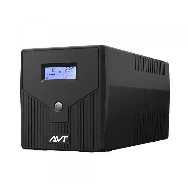 Блок питания AVT AVT2000Z-LI 2000VA 3 Schuko sockets, battery 2x12V-9AH, - / - AVT2000Z-LI-LCD
