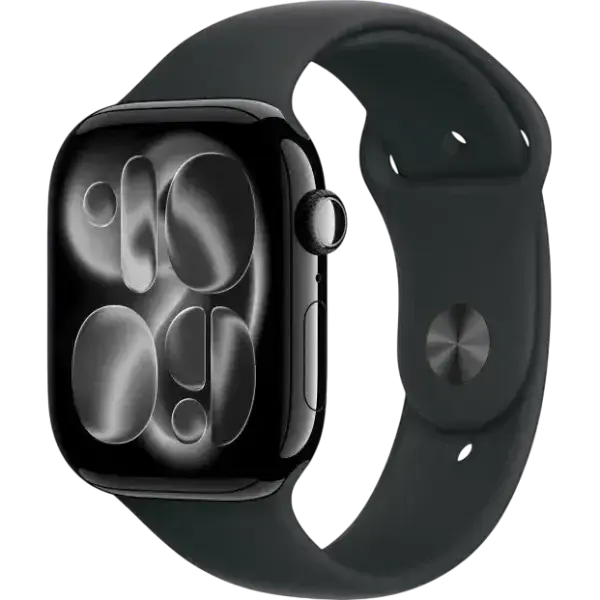 Aqlli soatlar Apple Watch Series 11 GPS 42 mm, Jet Black Aluminum Case, Sport Band