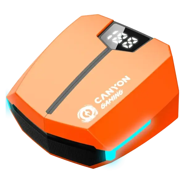 Simsiz quloqchinlar CANYON headset Doublebee GTWS-2 Gaming Orange (CND-GTWS2O)