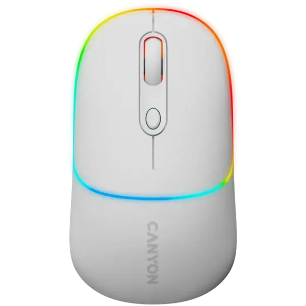 Simsiz sichqoncha CANYON Wireless mouse MW-22 2 in 1 Snow White (CNS-CMSW22SW)