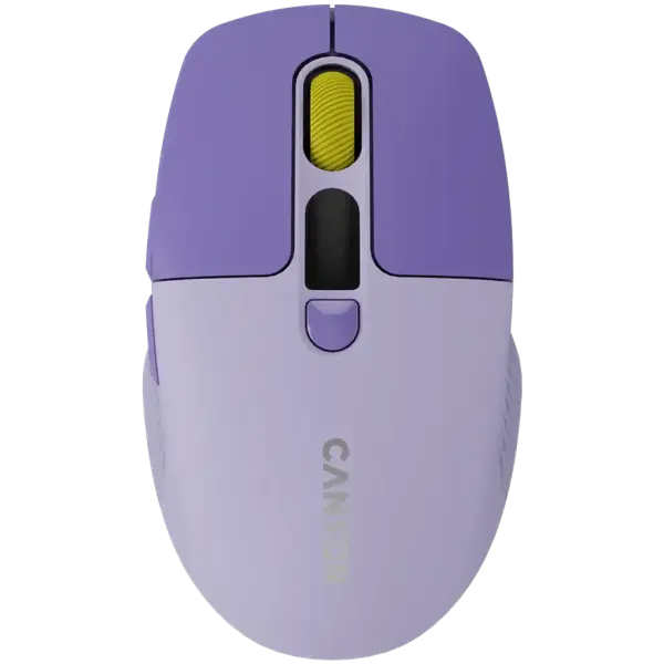 Simsiz sichqoncha CANYON Wireless mouse MW-26 LCD Silent Dual Mode Violet (CNS-CMSW26V)