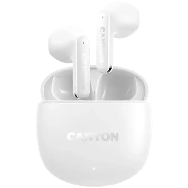 Simsiz quloqchinlar CANYON headset OnGo TWS-13 Semi-in-ear White (CNS-TWS13W)
