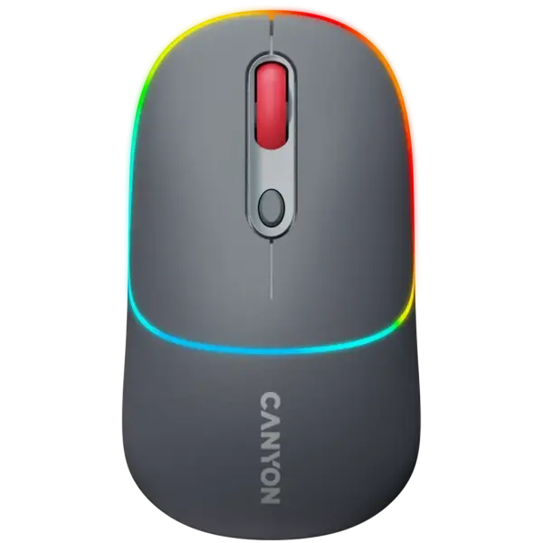 Simsiz sichqoncha CANYON Wireless mouse MW-22 2 in 1 Dark Grey