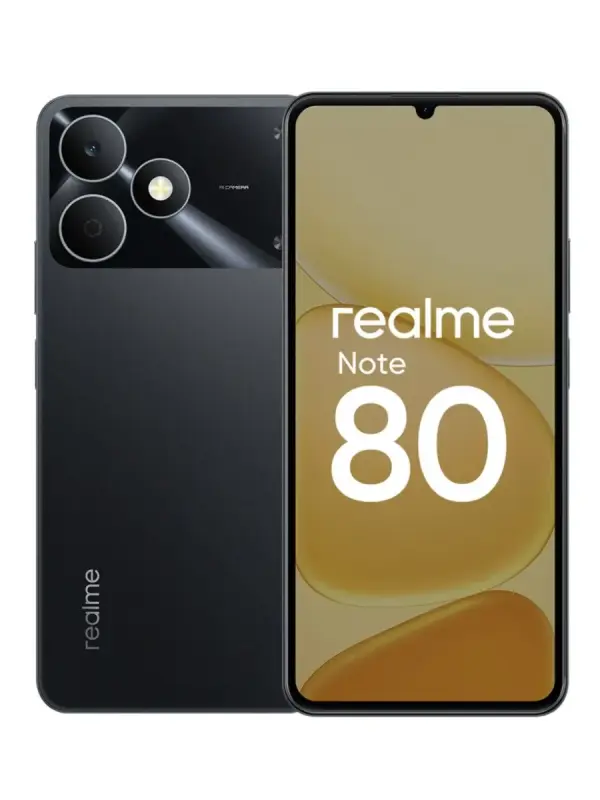Realme Note 80, Black, 4/64 GB