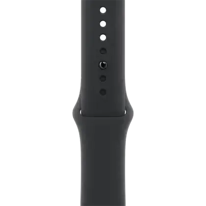 Tasmacha Apple Watch 46mm Black Sport Band - M/L