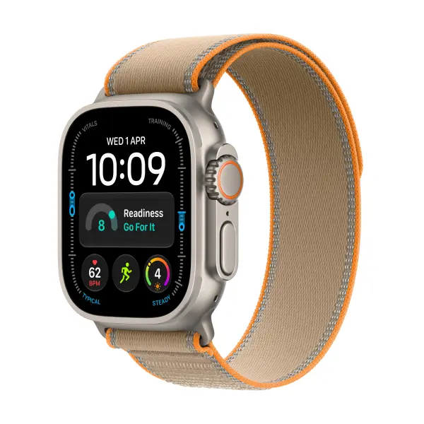 Aqlli soatlar Apple Watch Ultra 4 GPS 49 mm, Natural Titanium Case, Trail Loop Sand