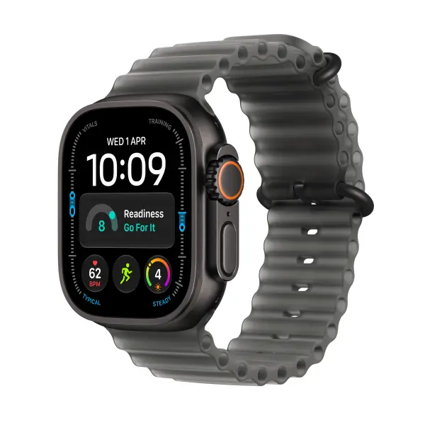 Смарт-часы Apple Watch Ultra 4 GPS 49 мм, Black Titanium Case, Ocean Band Translucent Black