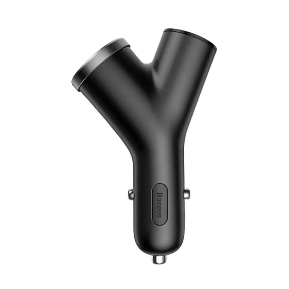 Avtomobil zaryadlovchi Baseus Y type с разветвителем 2xUSB