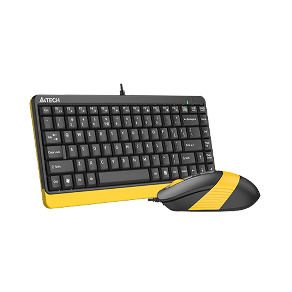 Комплект клавиатура + мышь A4Tech Fstyler F1110 Bumblebee
