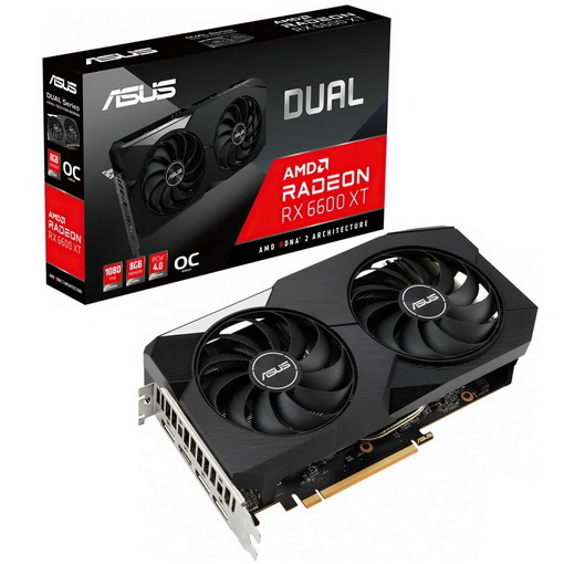 Видеокарта ASUS DUAL RX 6600 XT 8GB