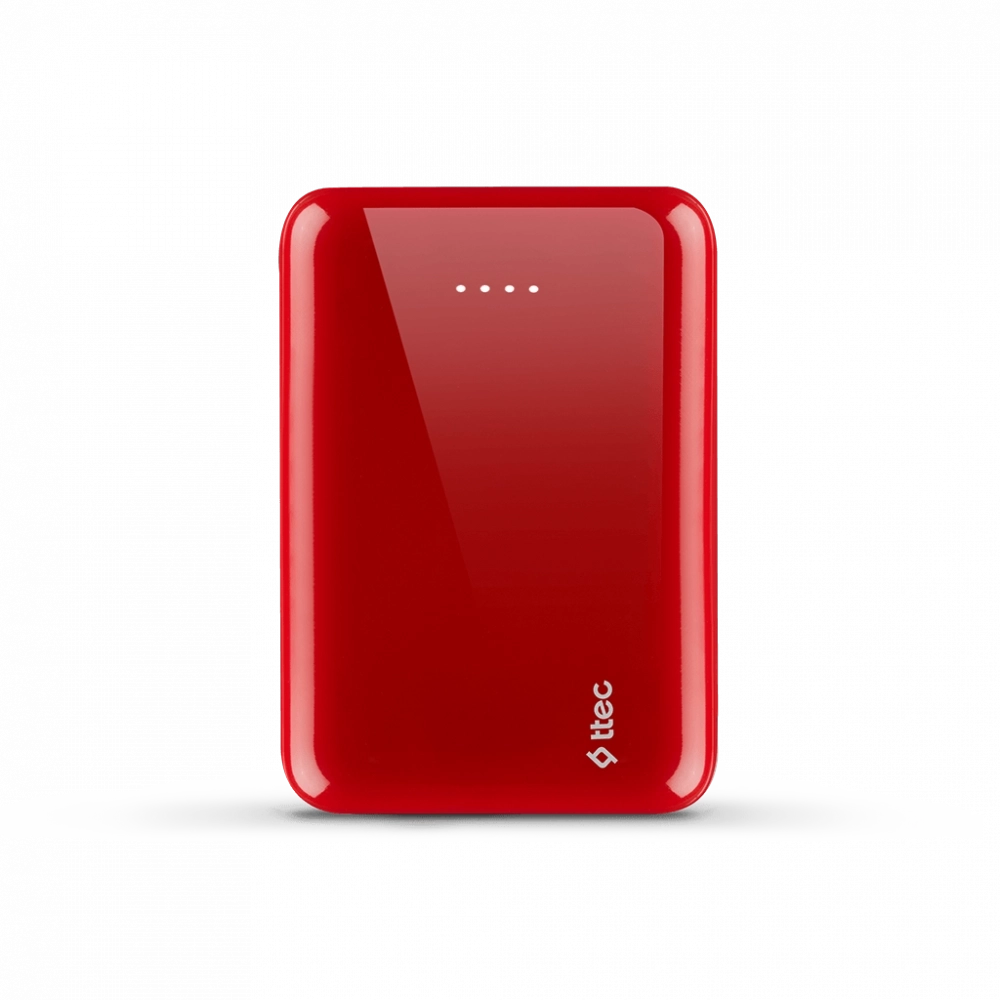Power bank Ttec Recharger S 10000 mAh (qizil)