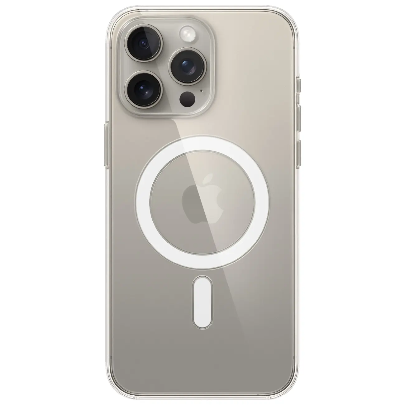 Qopqoq shaffof MagSafe iPhone 15 Pro Max
