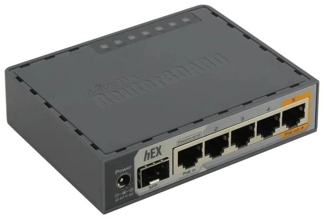 Маршрутизатор MikroTik hEX S RB760iGS