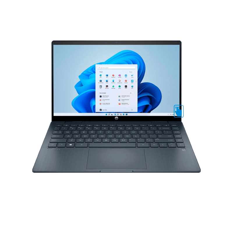 Ноутбук HP Pavilion x360 14-ek0073dx / i5-1235U / DDR4 8GB / SSD 512GB / FHD 14" Blue