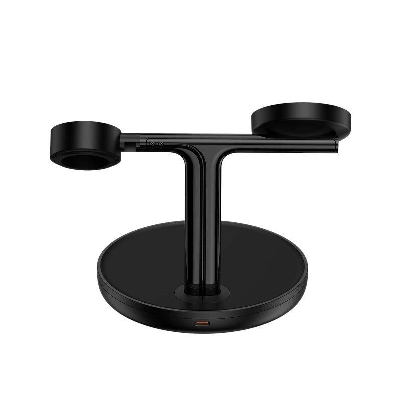 Baseus Swan Magnetic simsiz zaryadlash qurilmasi (qora rangda)