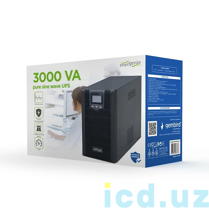 UPS Energenie (Gembird) EA630 3000VA EG-UPS-PS3000-01- 3000VA