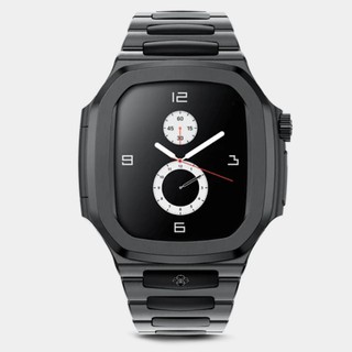 Himoya keysi Apple Watch 45 mm uchun, Steel Black