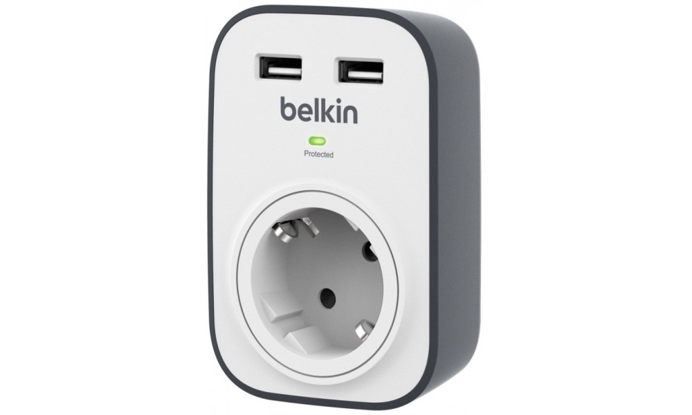 Tarmoq filtri Belkin, SURGE 10T 306J WM, 2 USB-2.4A SHARED