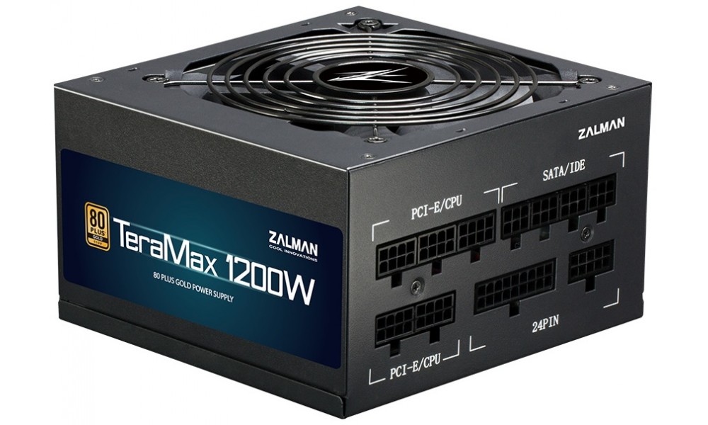 Блок питания Zalman Power supply TeraMax 1200-TMX (1200W), 100-240VAC, 90%, 80+ Gold