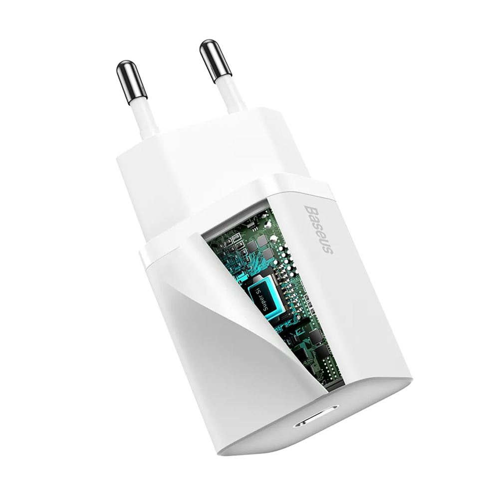 Baseus Super Si Quick Charger 1C 20W (oq) zaryadlash qurilmasi