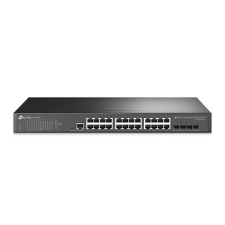 JetStream 24‑портовый гигабитный управляемый коммутатор уровня 2+ с 4 SFP‑слотами