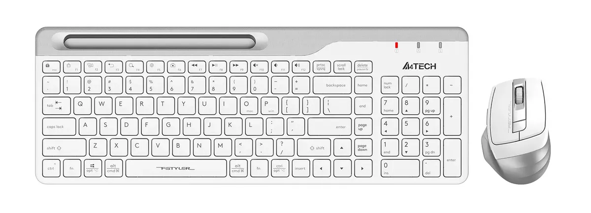 Комплект клавиатура + мышь A4Tech FB2535C Icy white