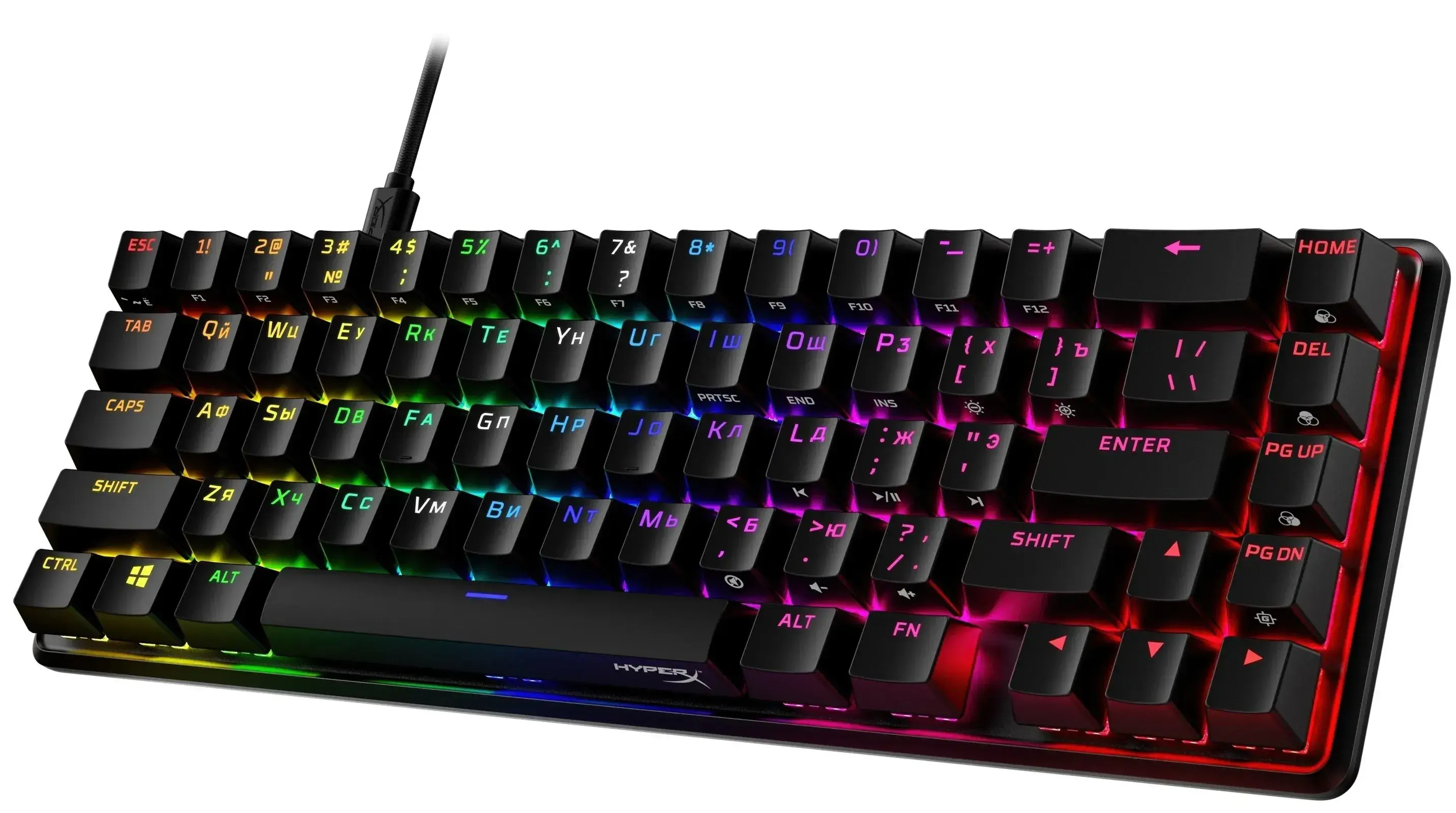 Игровая клавиатура HyperX Alloy Origins 65 HyperX Linear Red - самые ...